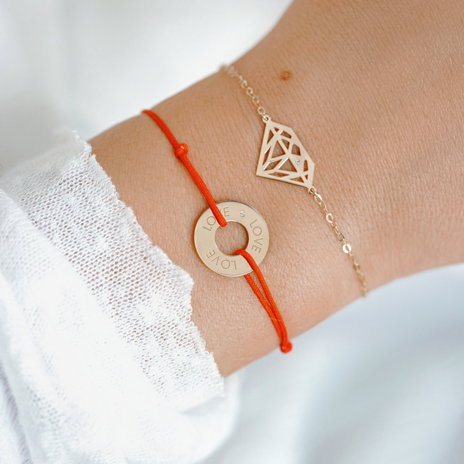 Náramek s diamantem Diamond