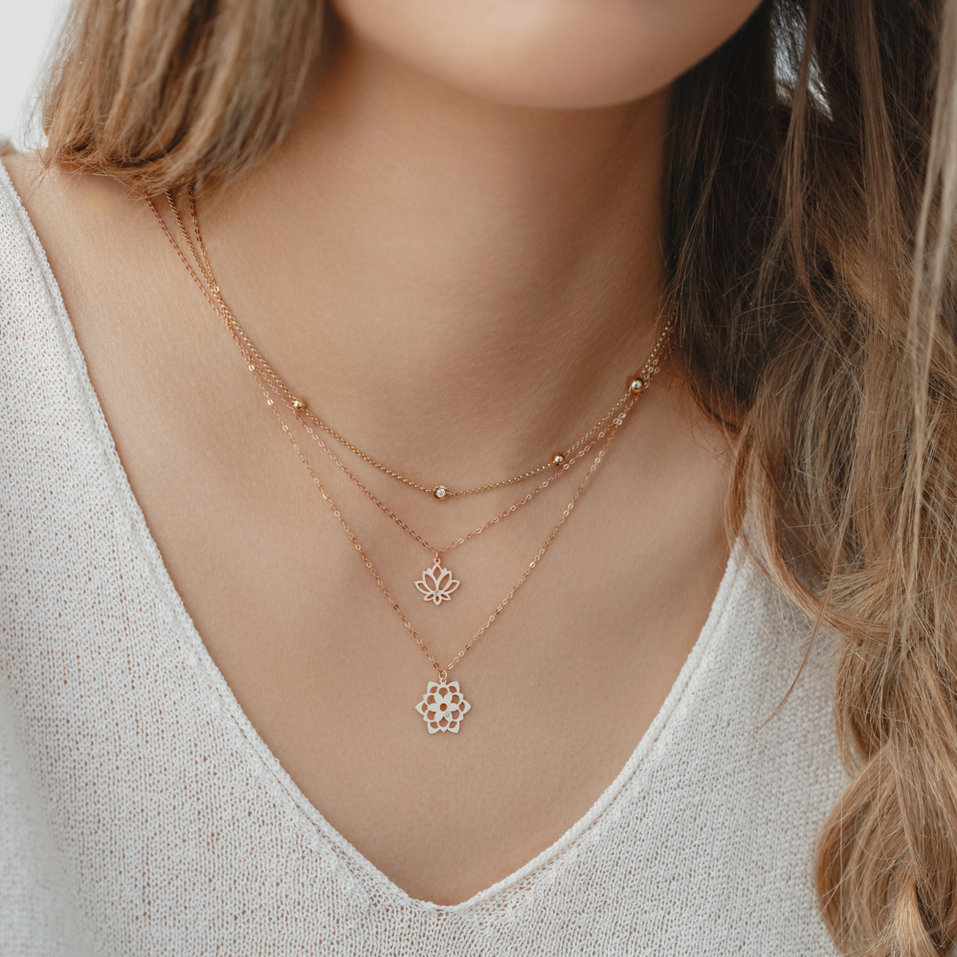 Náhrdelník s diamantem Little Blossom