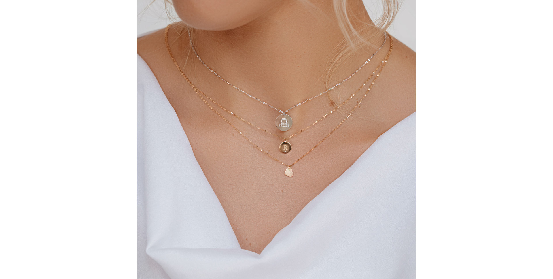 Náhrdelník s diamantem Precious Heart