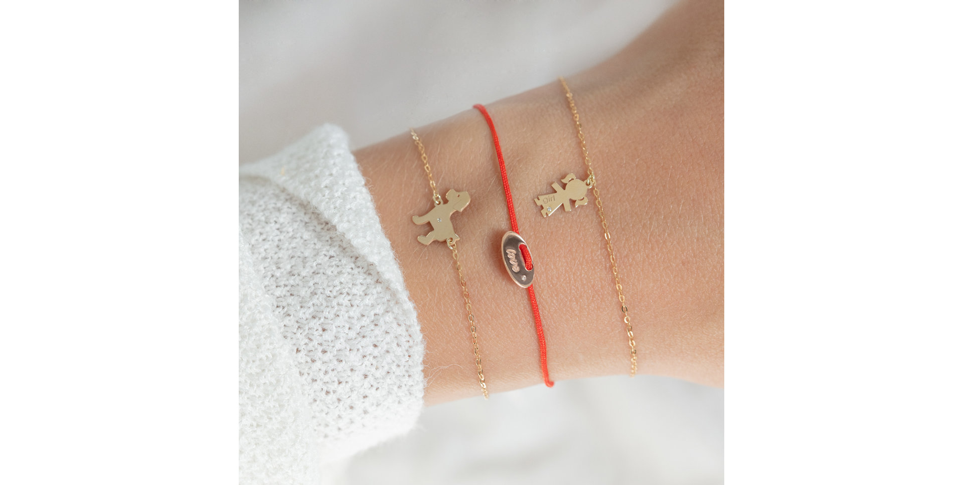 Náramek s diamantem Girl