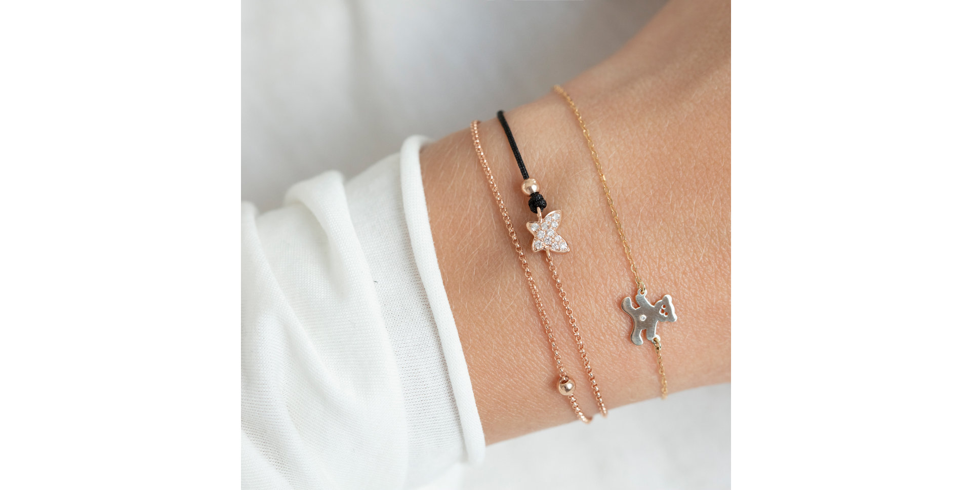 Náramek s diamantem Teddy