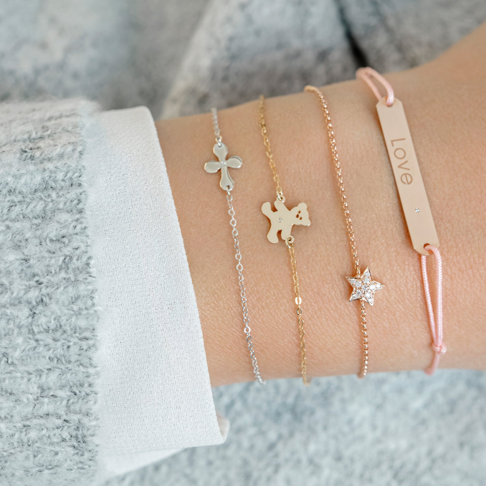 Náramek s diamantem Teddy