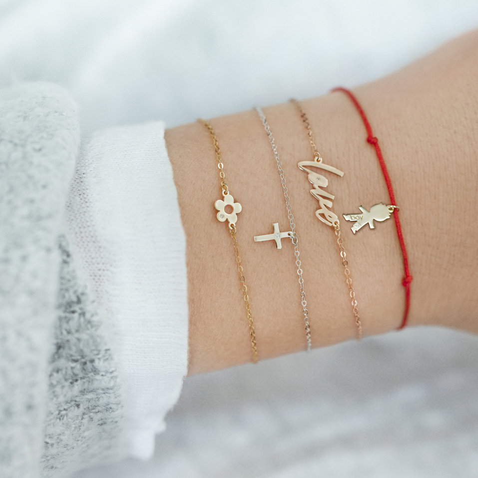 Náramek s diamantem Boy