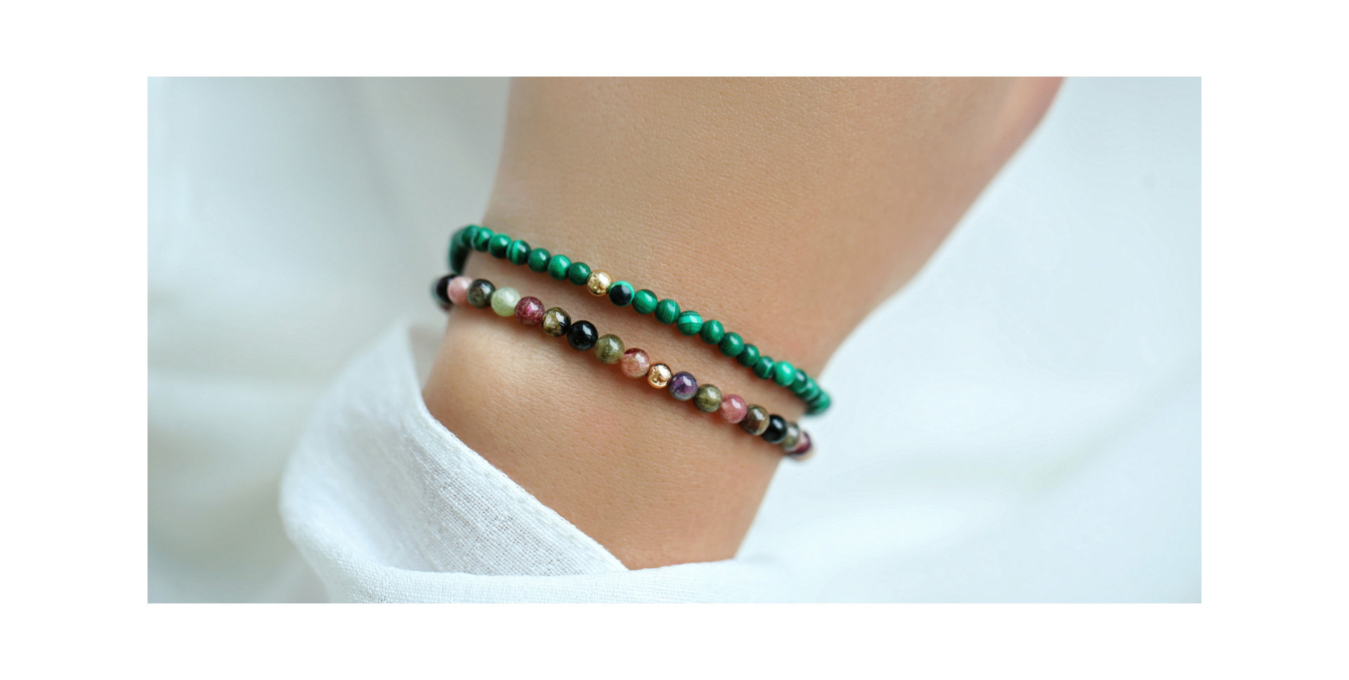 Náramek s malachitem Fancy Beauty