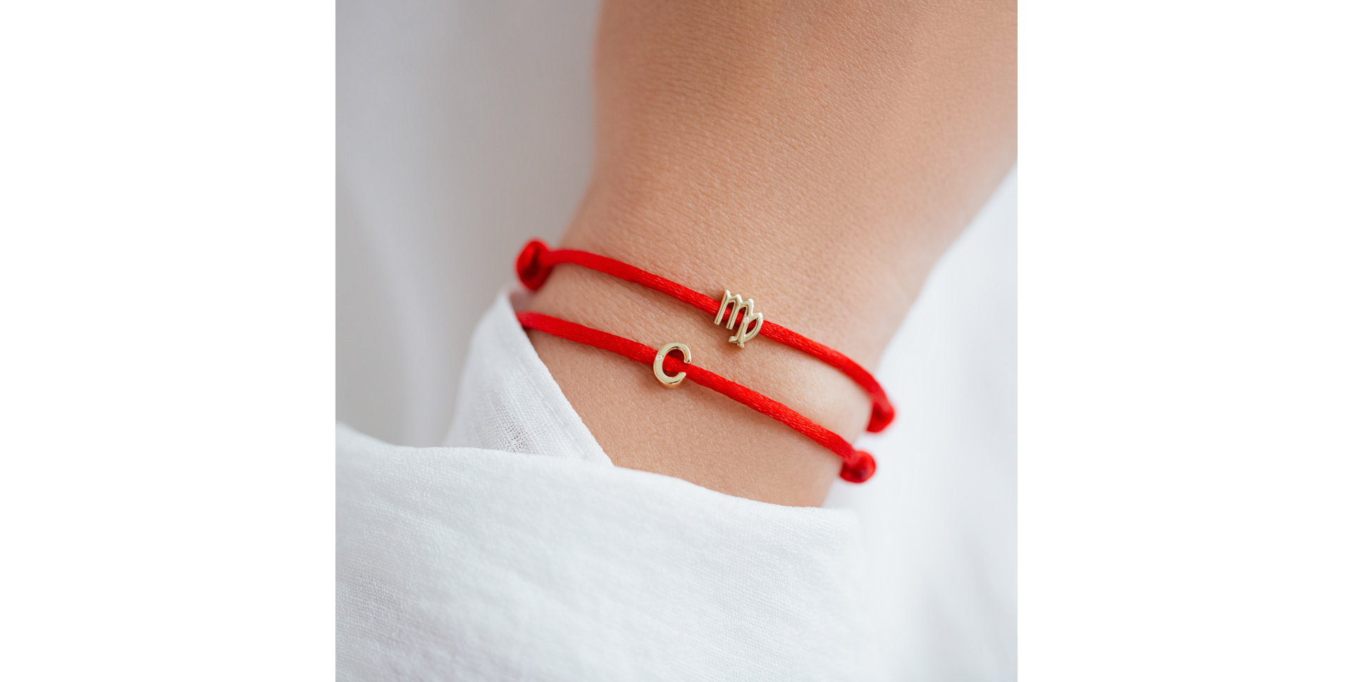 Diamantový náramek se šňůrkou Aquarius