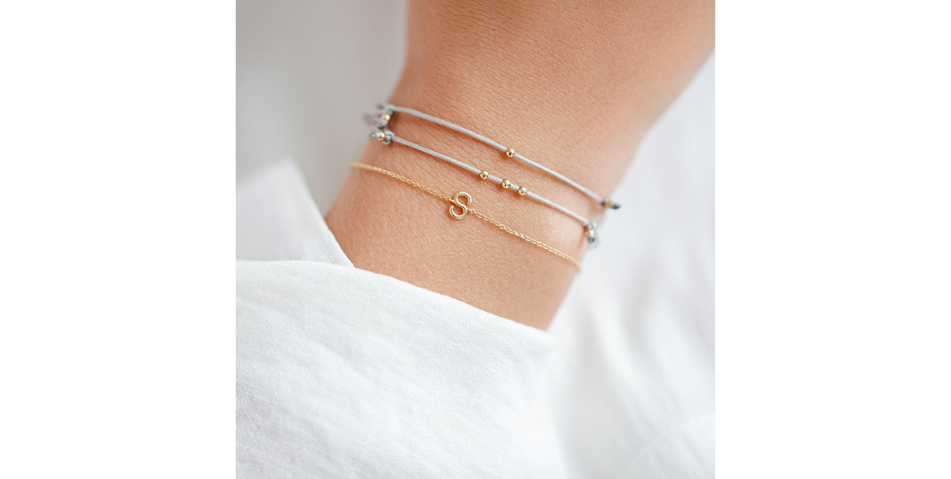 Náramek s diamantem Round Line T