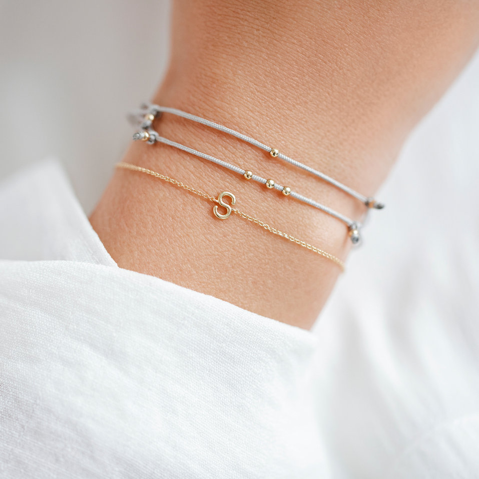 Náramek s diamantem Round Line W