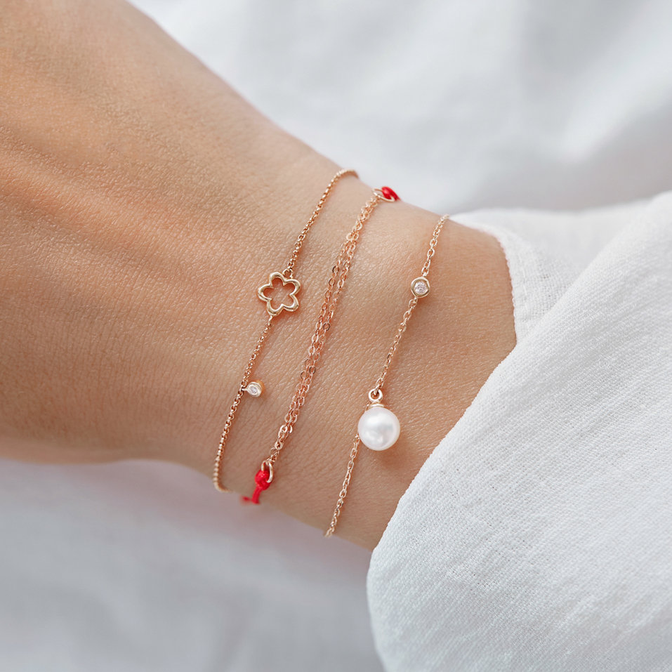 Dámský náramek se šňůrkou Sparkling Chain