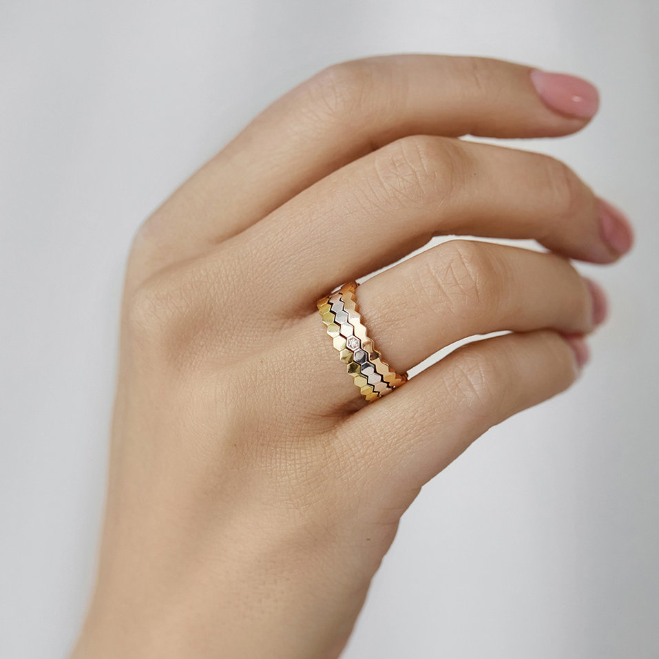 Prsten s diamantem Unique Infinity