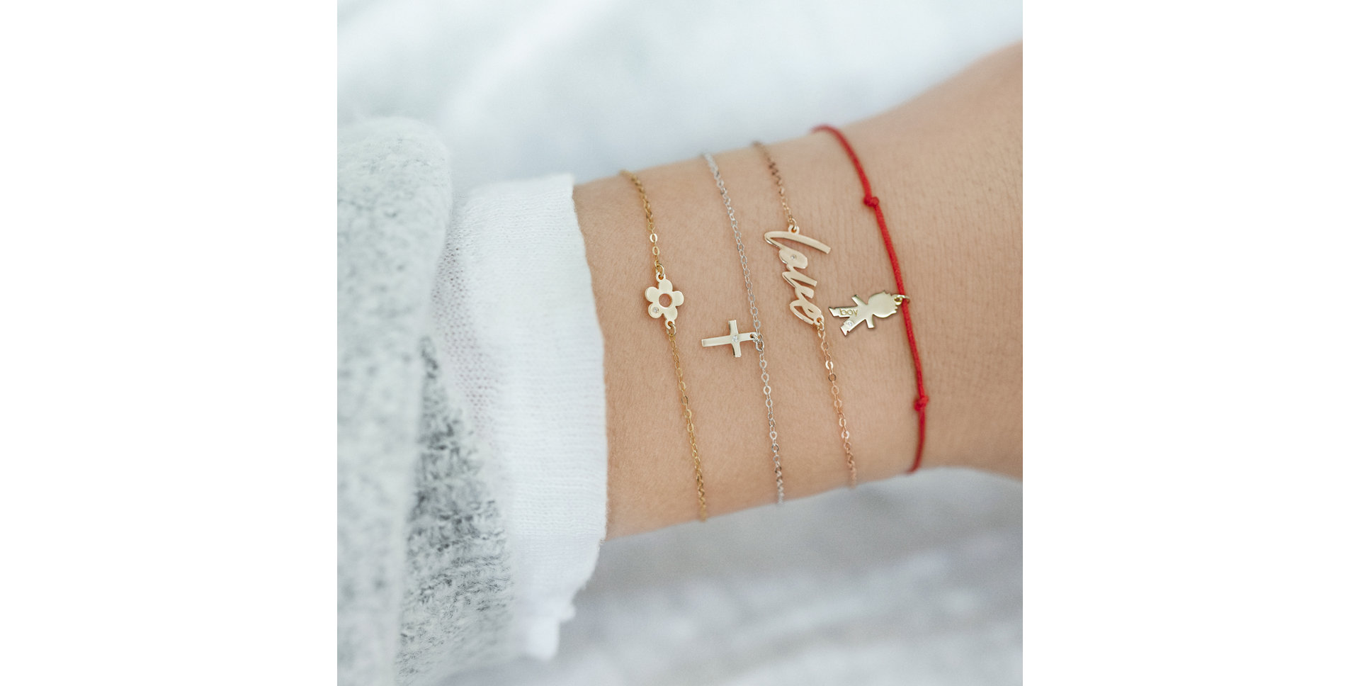 Náramek s diamantem Boy