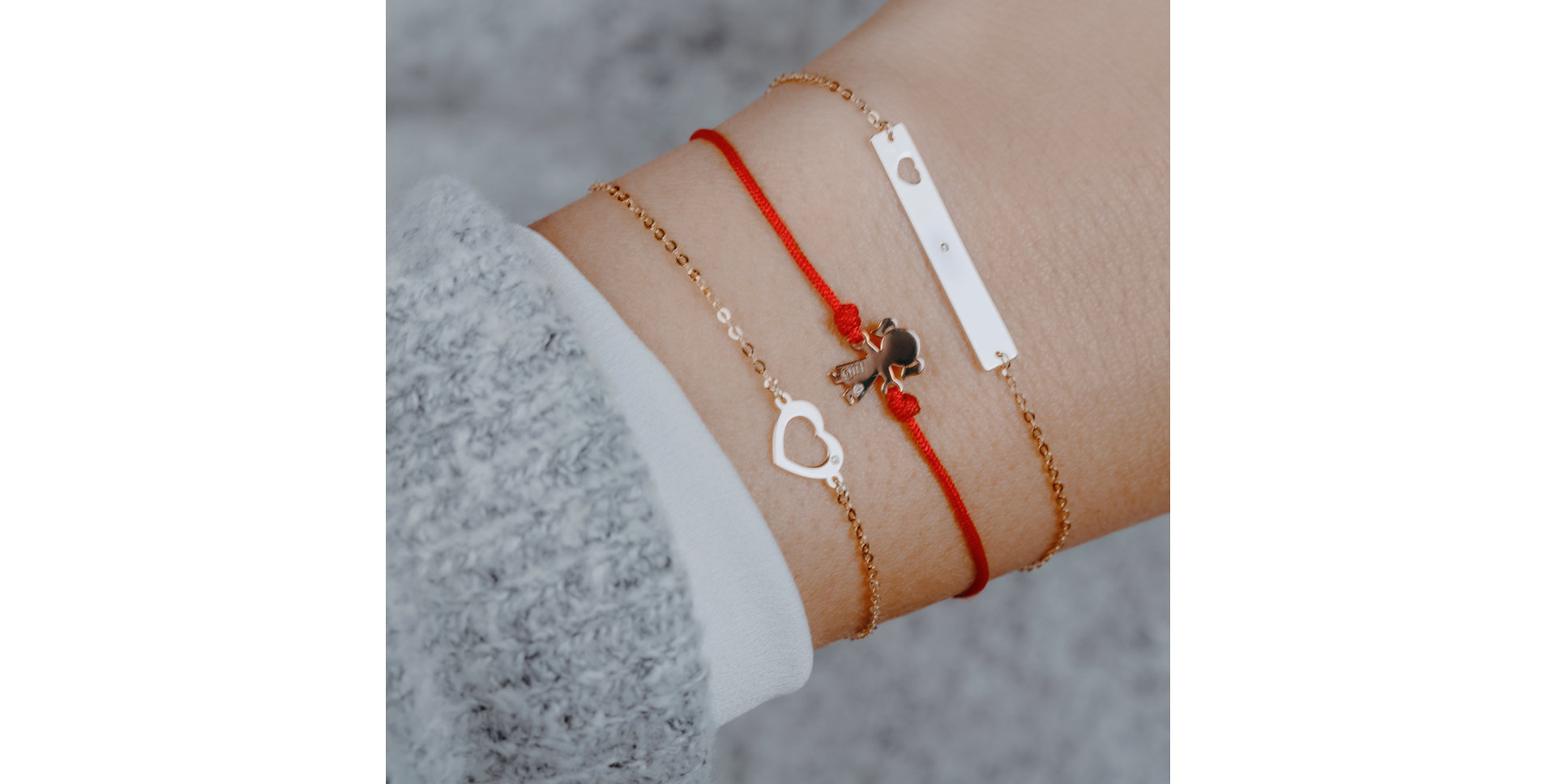 Náramek s diamantem Little Girl