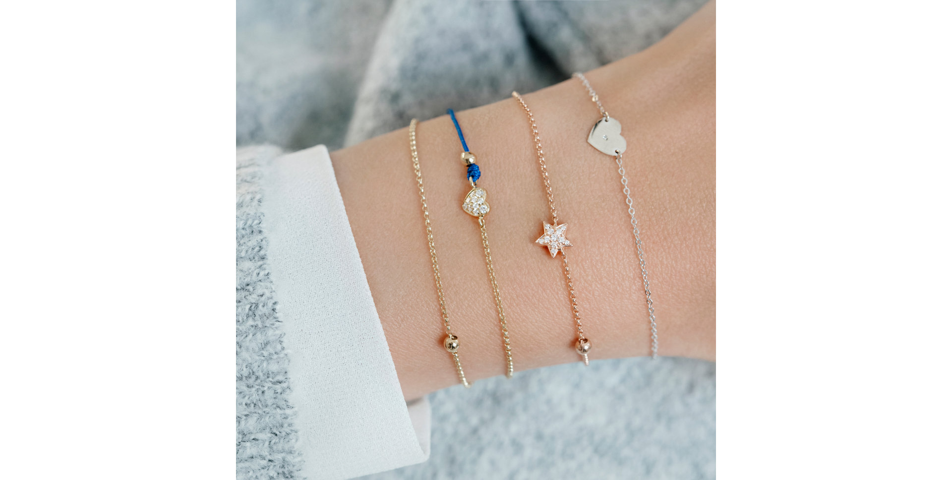 Náramek s diamanty Heaven Message