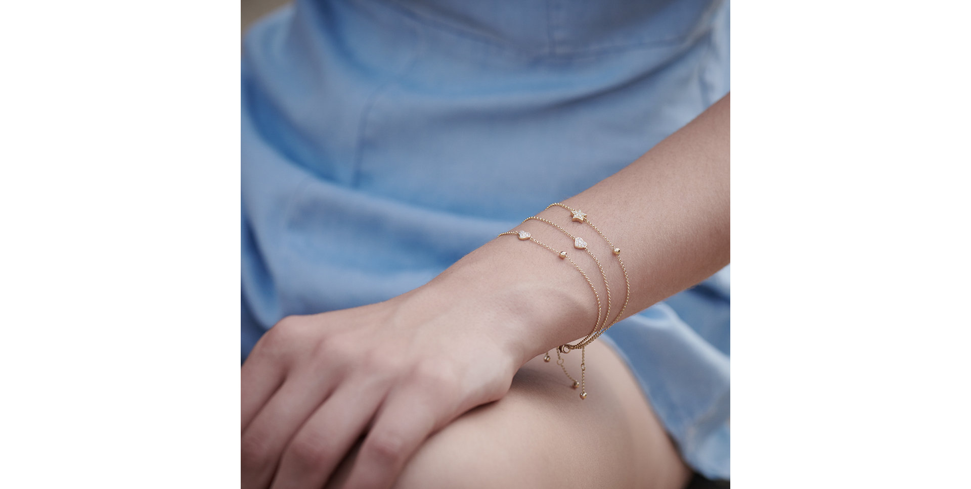 Náramek s diamanty Heaven Message