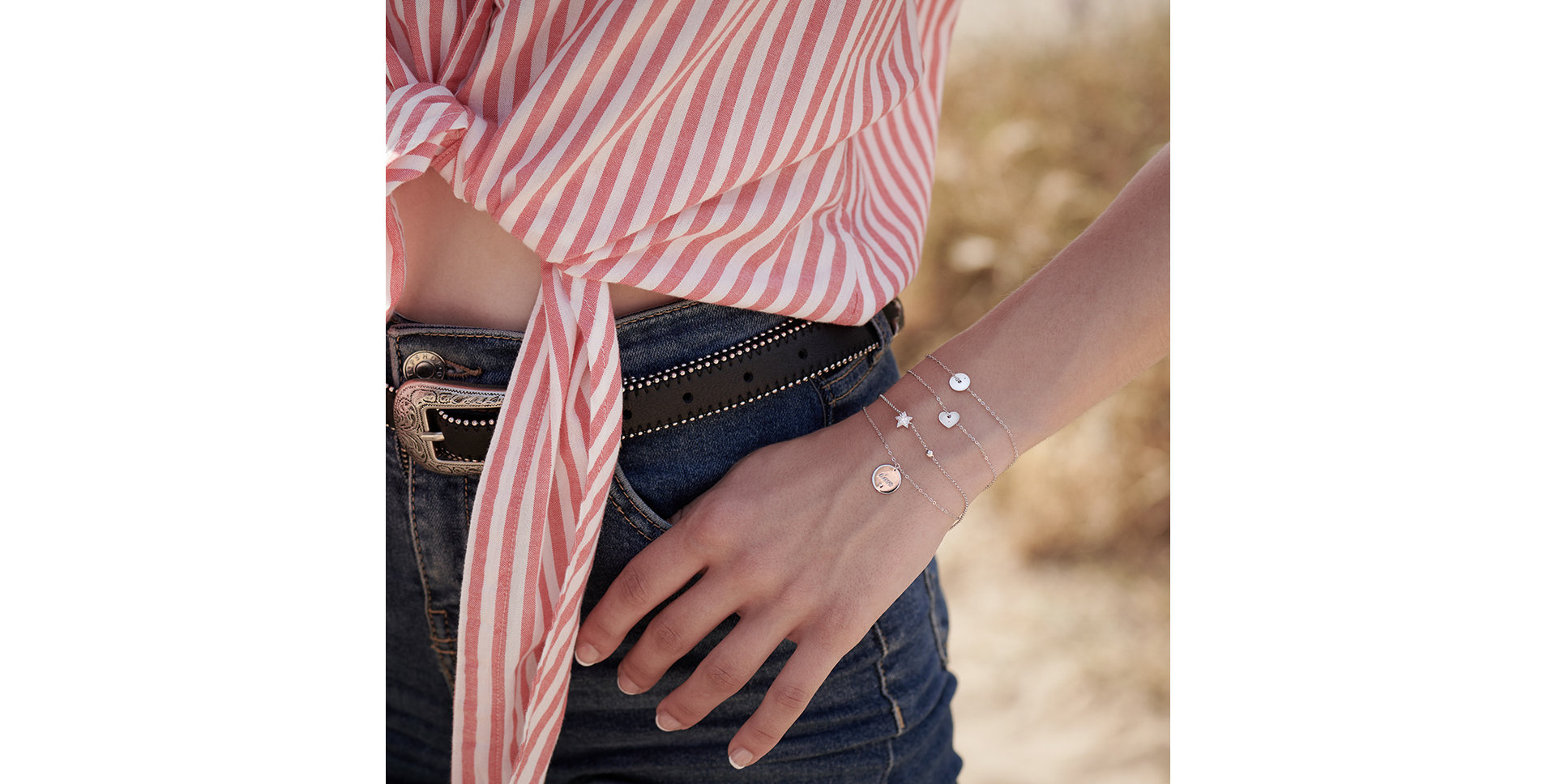 Náramek s diamanty Heaven Message