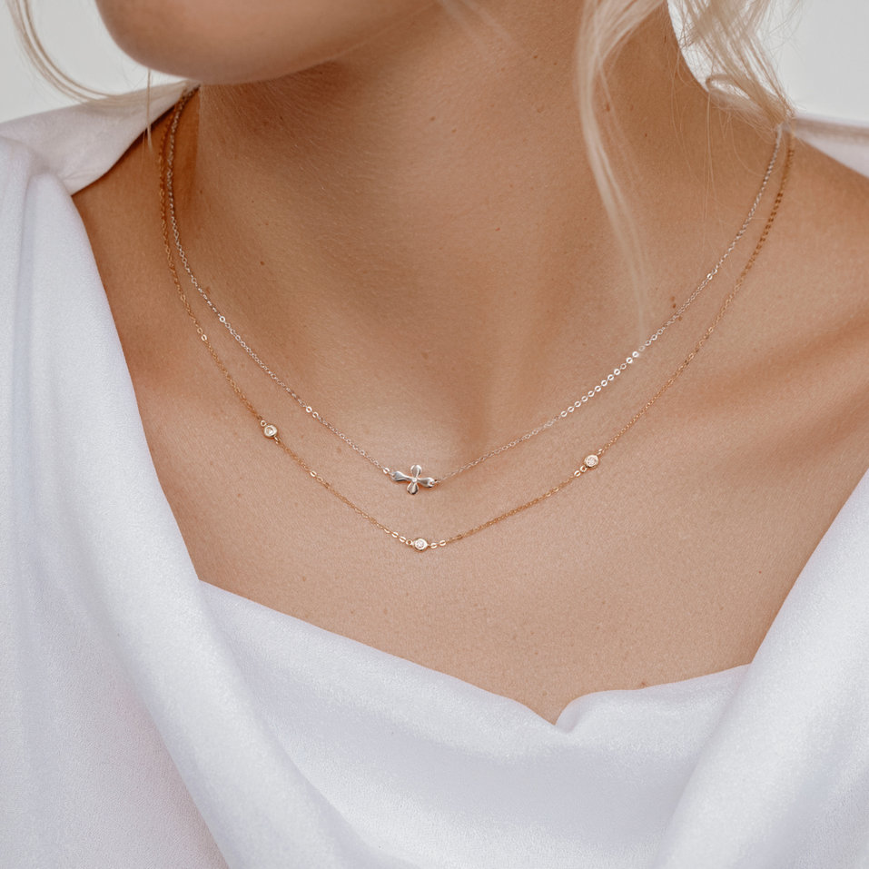 Náhrdelník s diamantem Pomp Religion