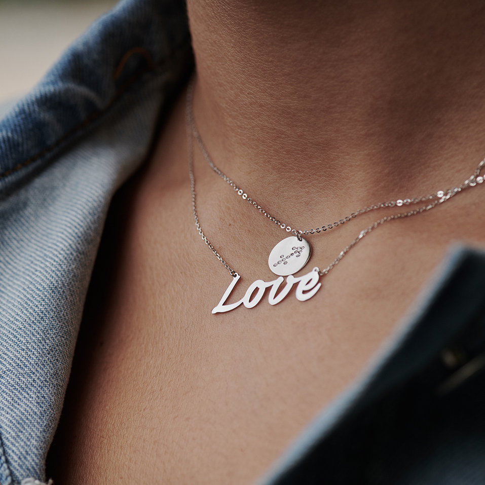 Náhrdelník s diamantem Love Treasure