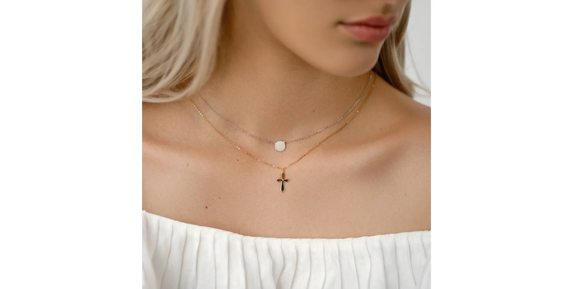 Náhrdelník s diamantem Moonlight