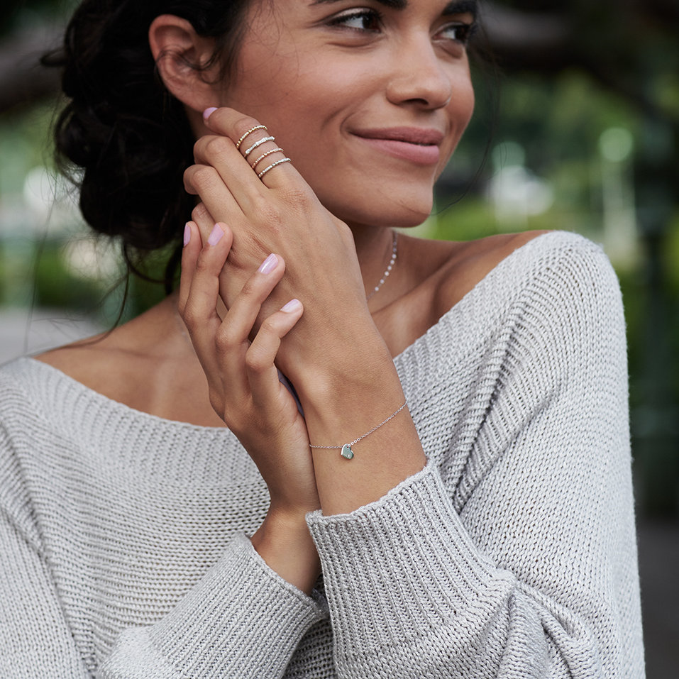 Náramek s diamantem Sweet Heart