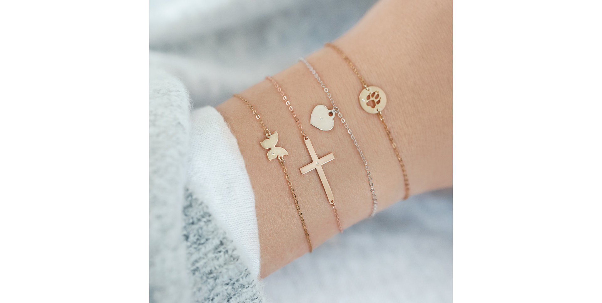 Náramek s diamantem Amazing Love