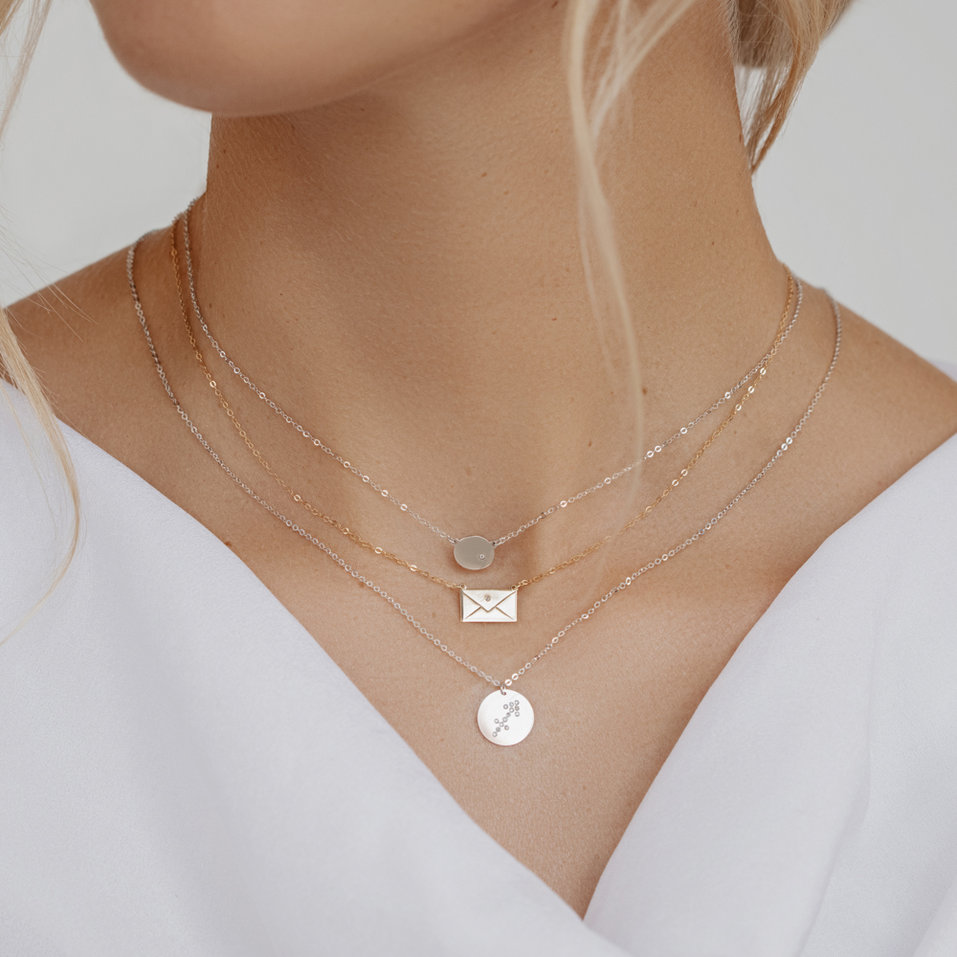 Náhrdelník s diamantem Universe