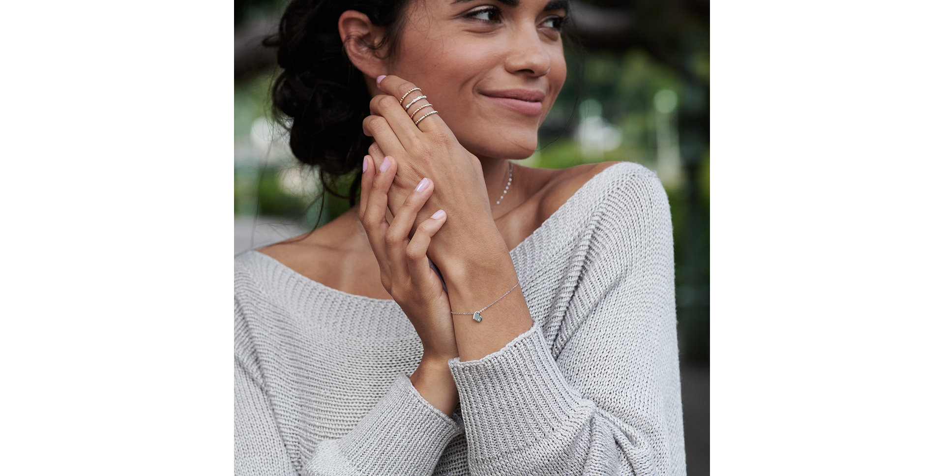 Náramek s diamantem Sweet Heart