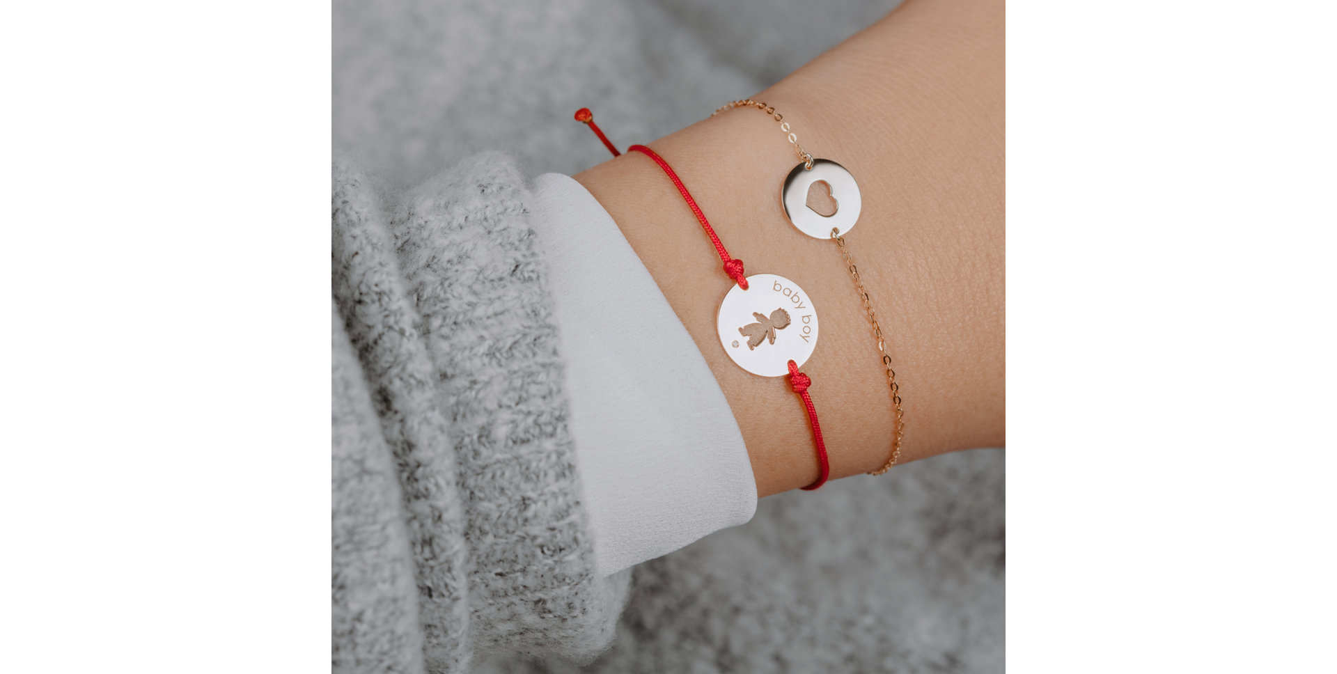 Náramek s diamantem Signature Heart