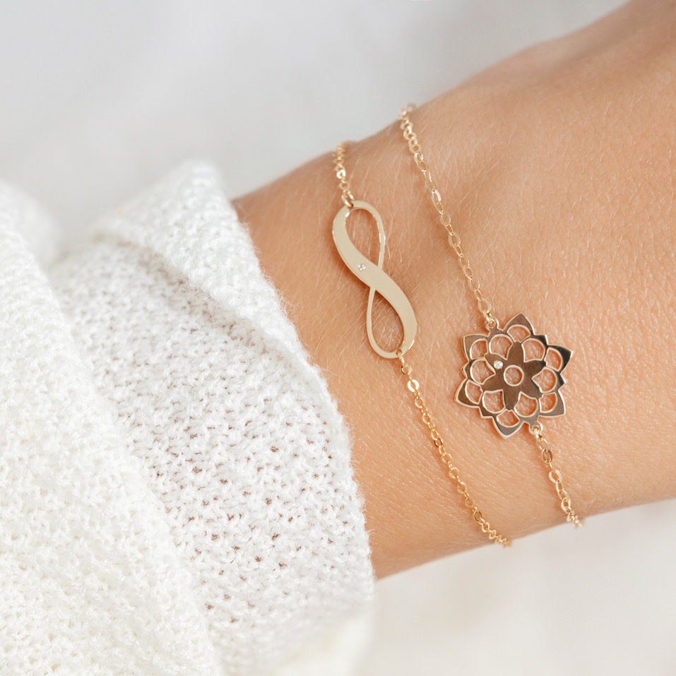 Náramek s diamantem My Infinite