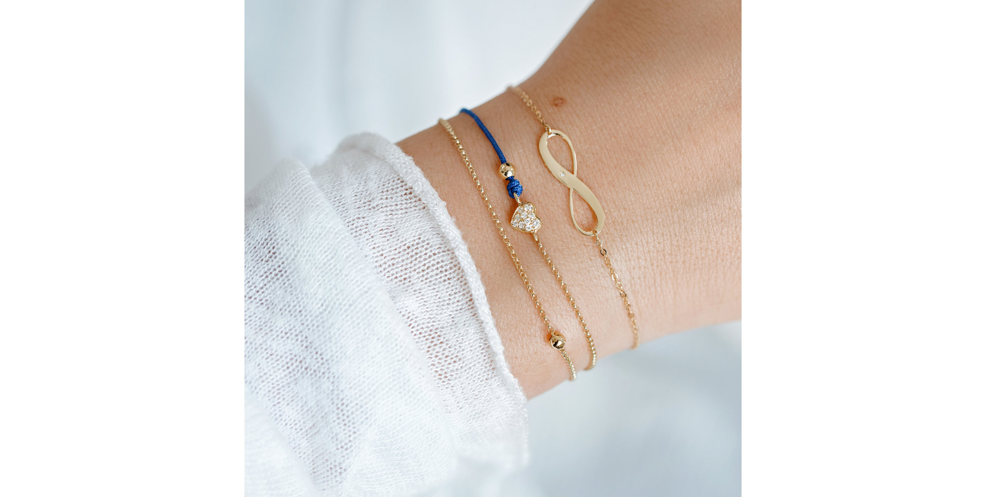 Náramek s diamantem My Infinite