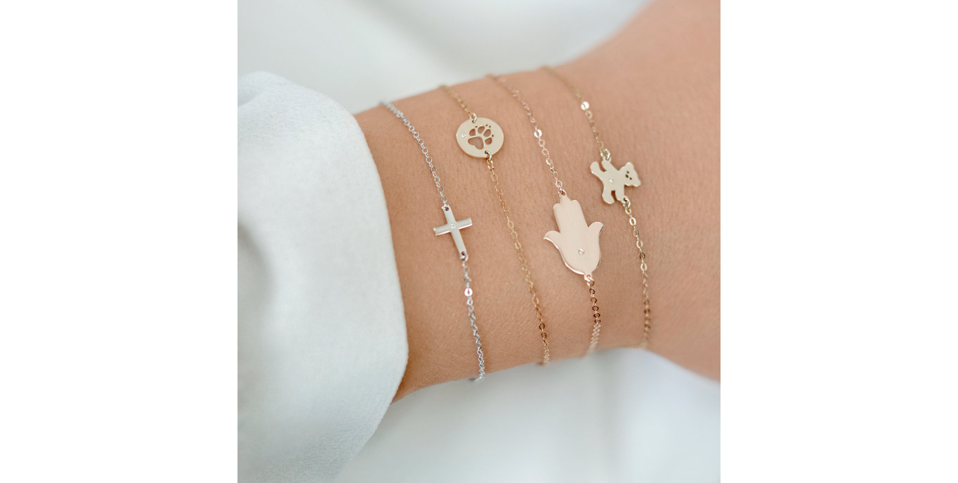 Náramek s diamantem Infinite Mystery