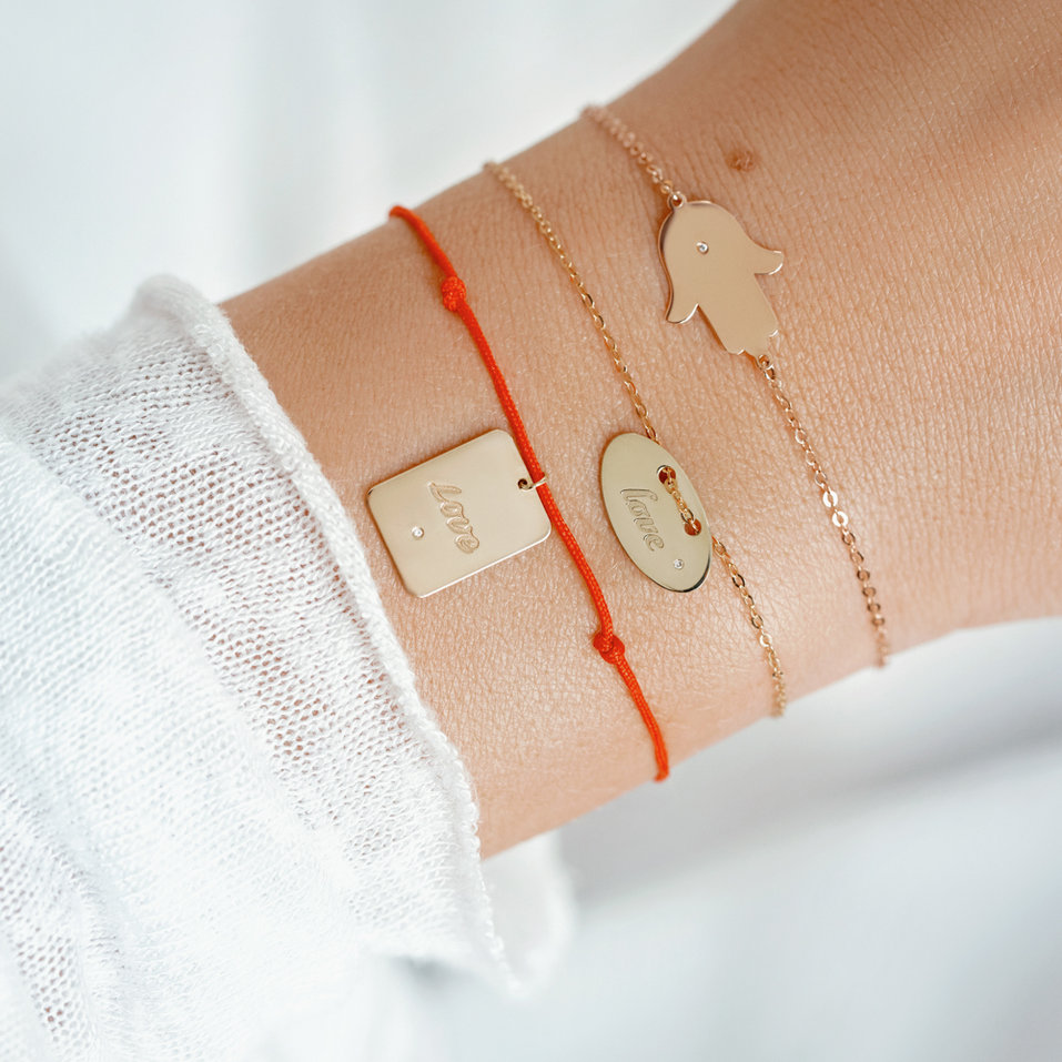 Náramek s diamantem Infinite Mystery