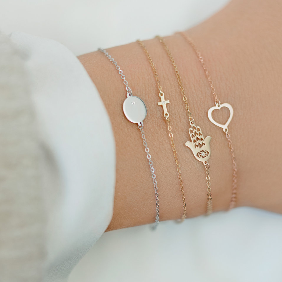 Náramek s diamantem Mystery