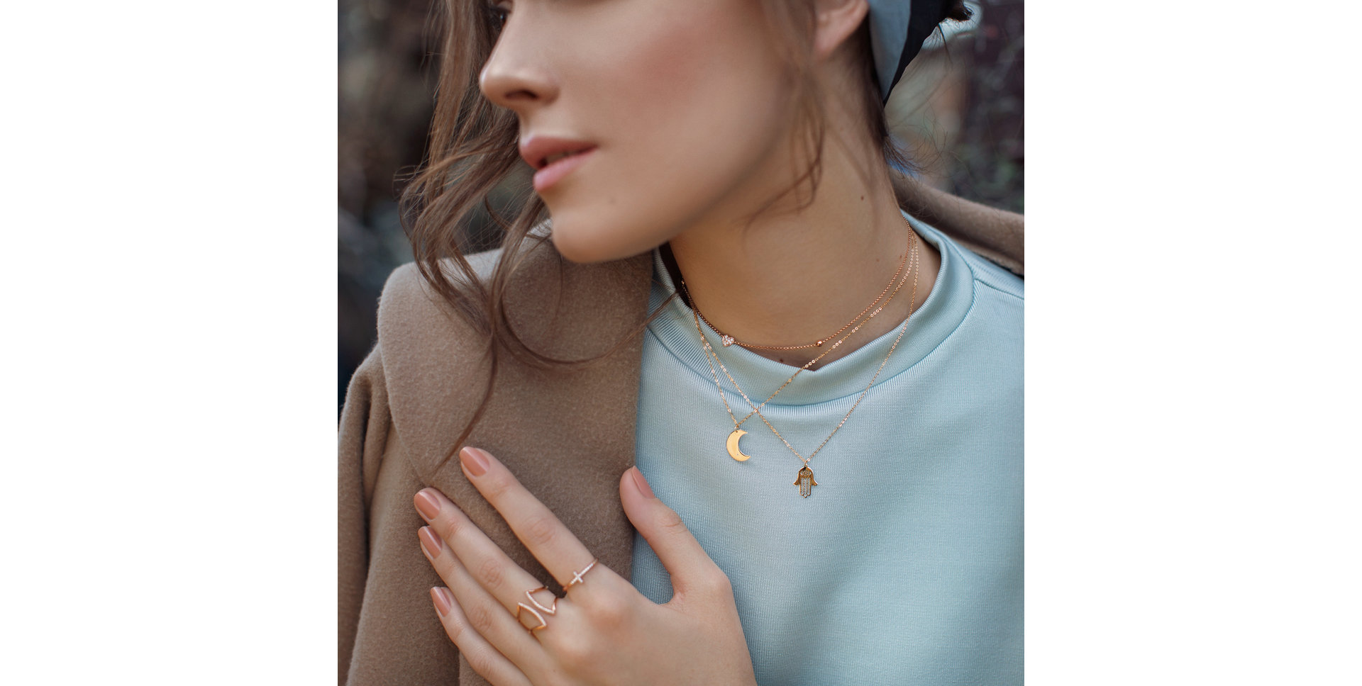 Náhrdelník s diamantem Witching Moon