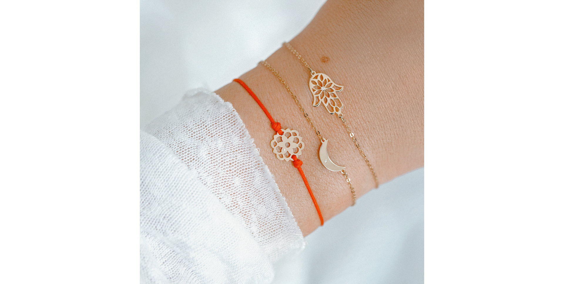 Náramek s diamantem Midnight Moon