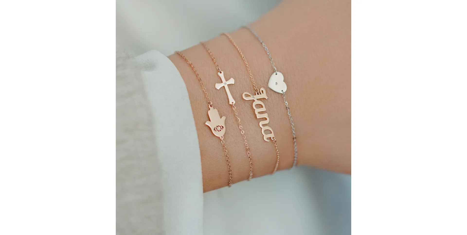 Náramek s diamantem Faith