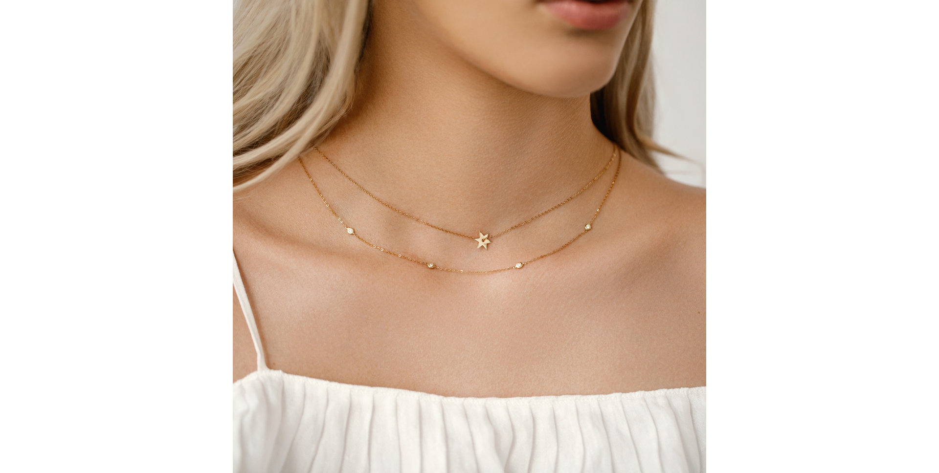Náhrdelník s diamantem Amazing Star