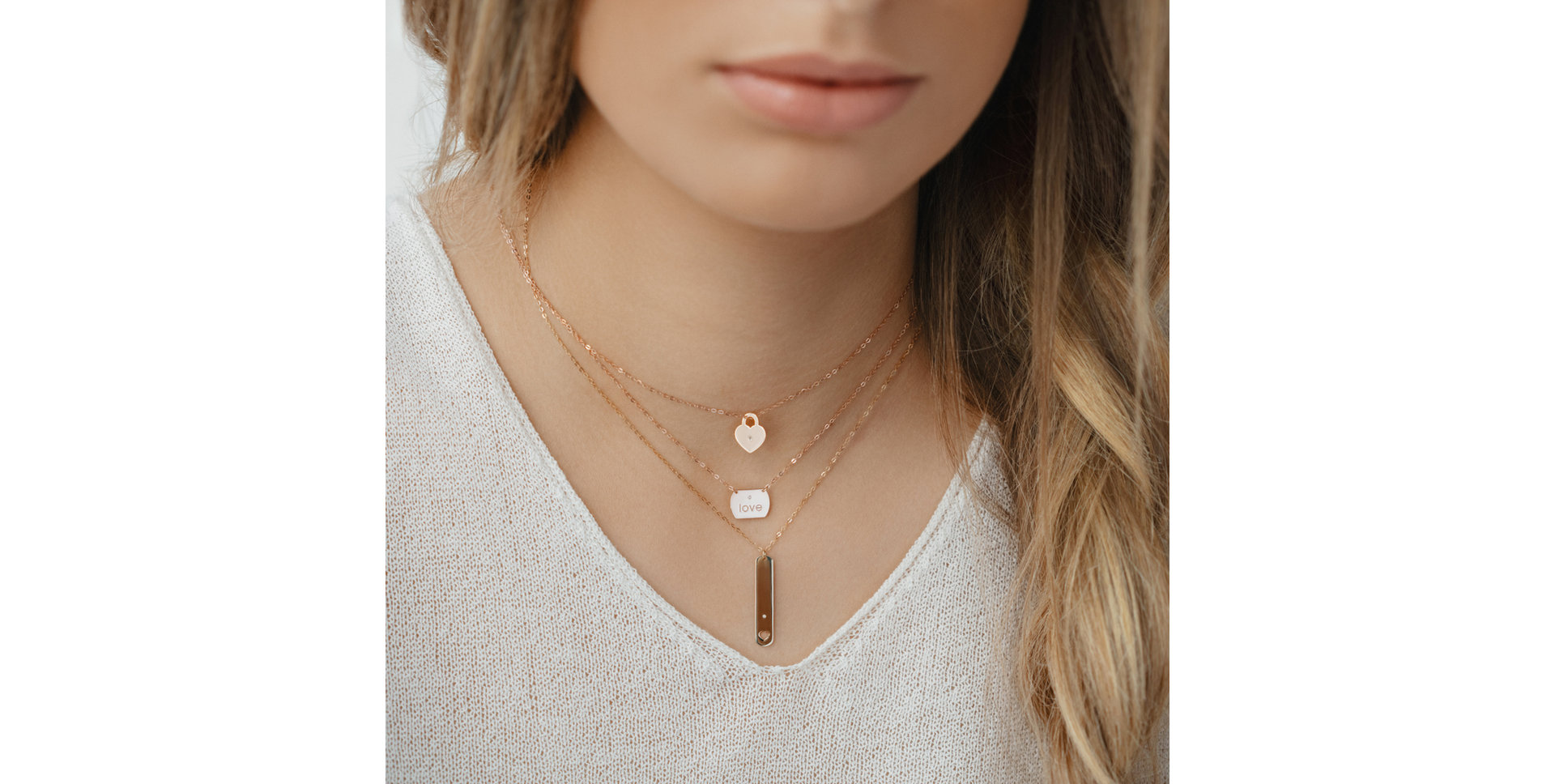 Náhrdelník s diamantem Forever Amour