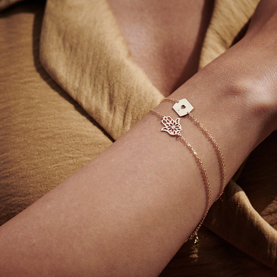 Náramek s diamantem Diamond Love