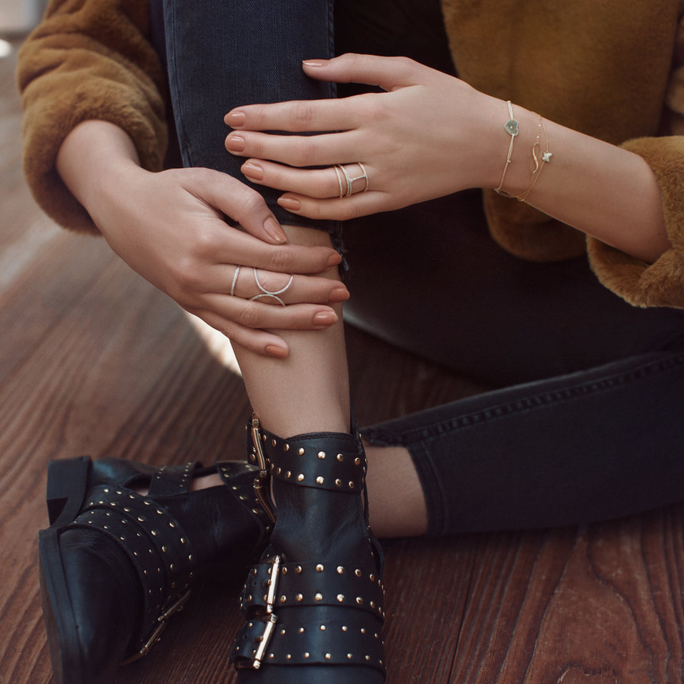 Náramek s diamantem Amour Gem