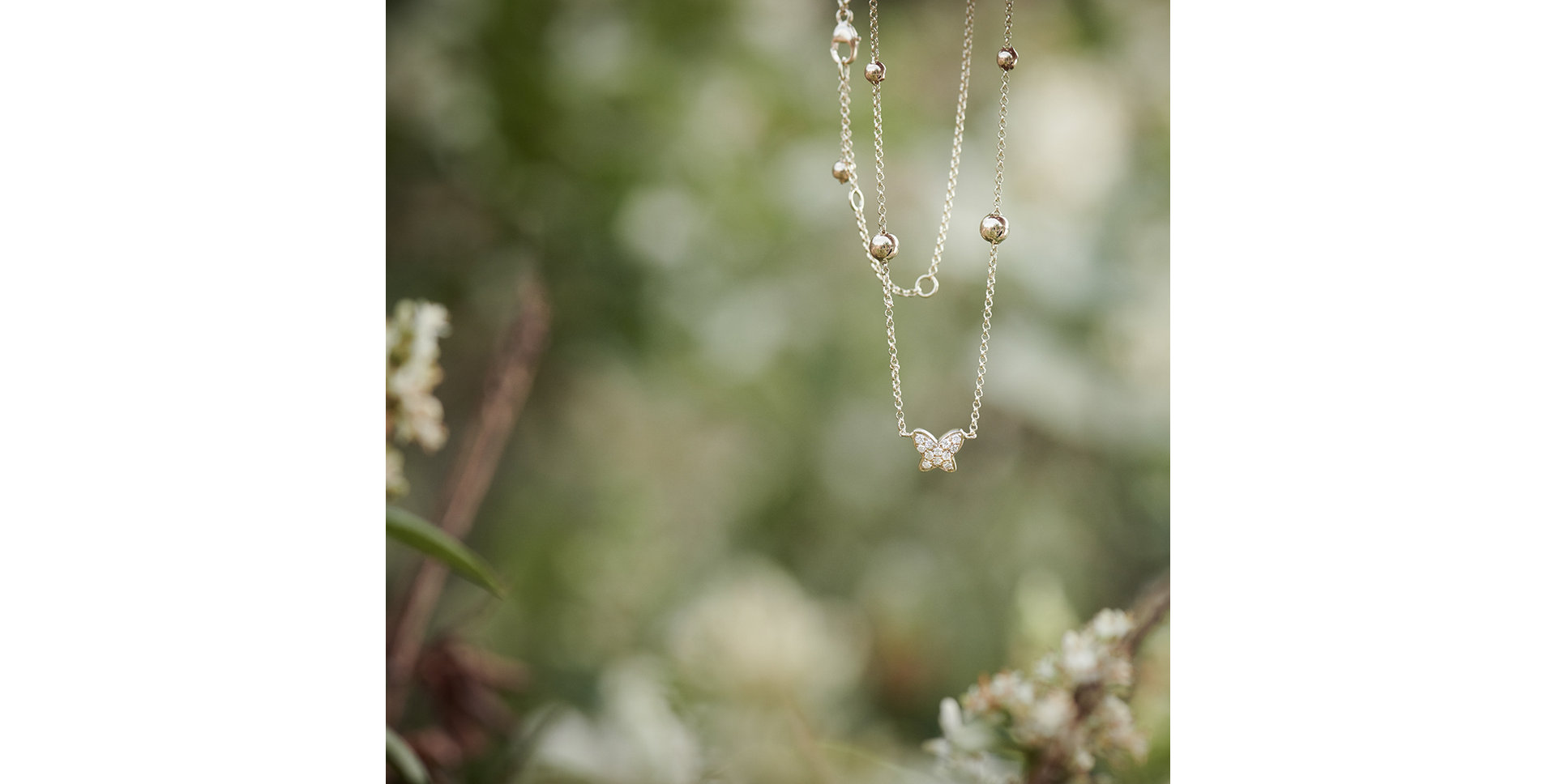 Náhrdelník s brilianty Night Waterfall