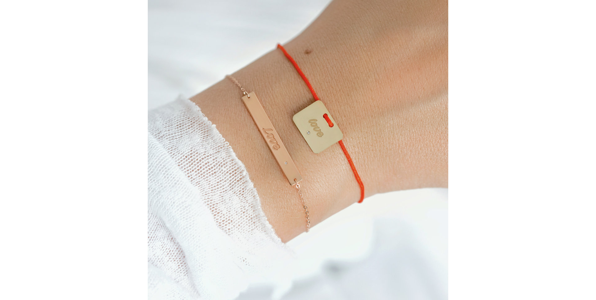 Náramek s diamantem Love Secret Amour