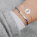 Diamantový náramek se šňůrkou Heart Stamp4