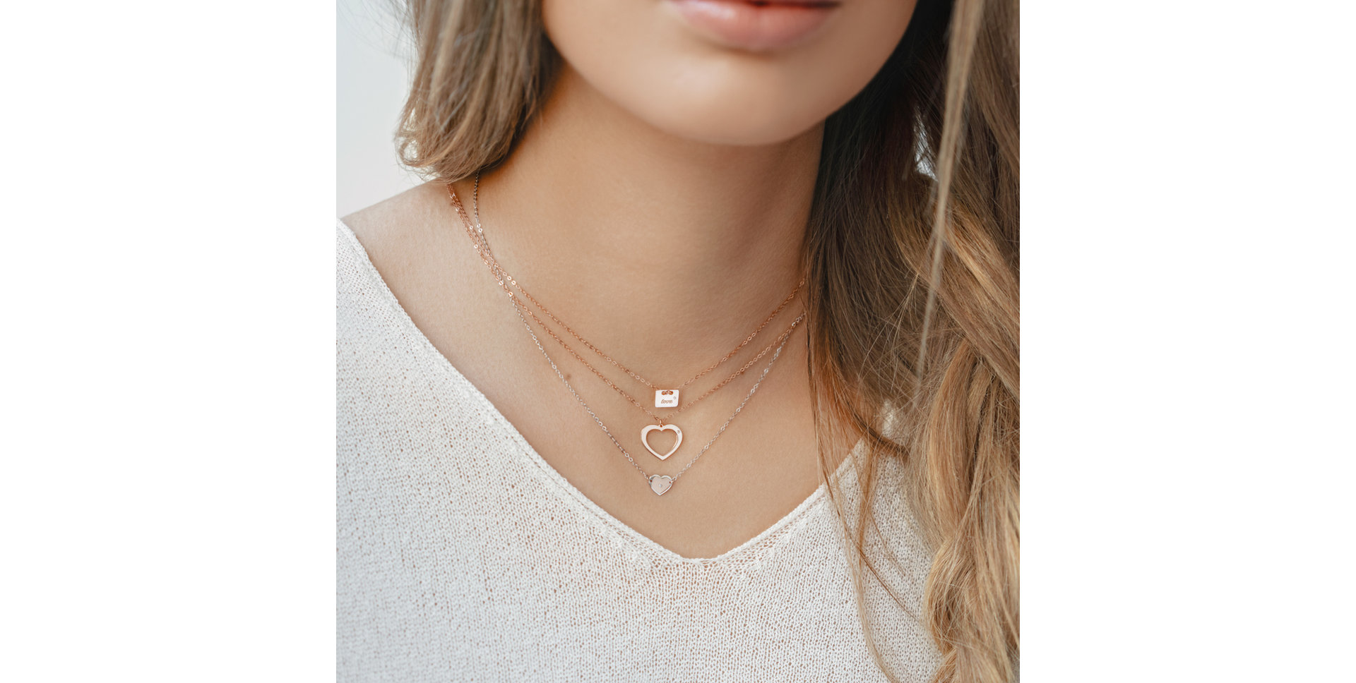 Náhrdelník s diamantem One Heart