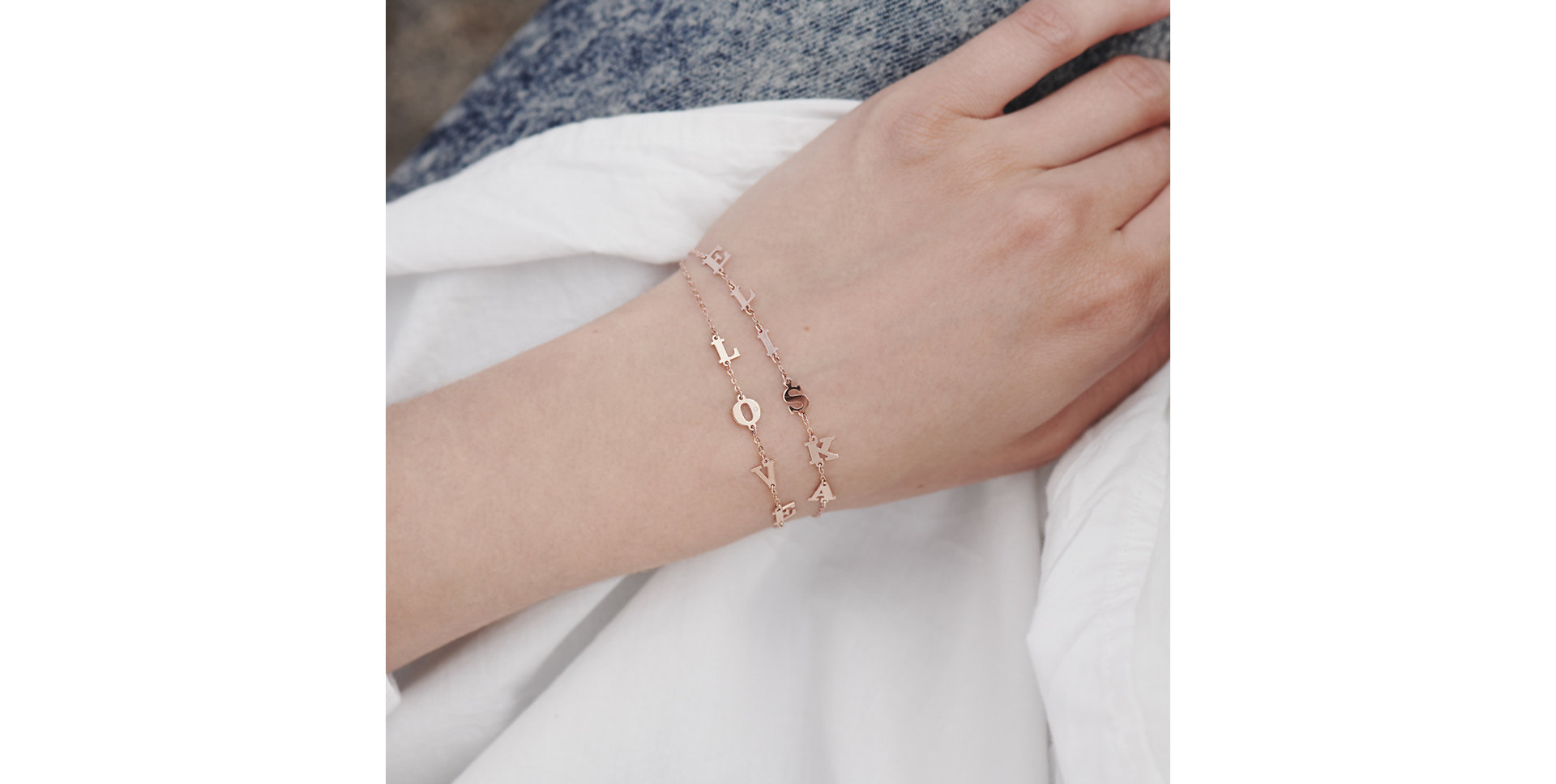 Náramek s diamantem LOVE