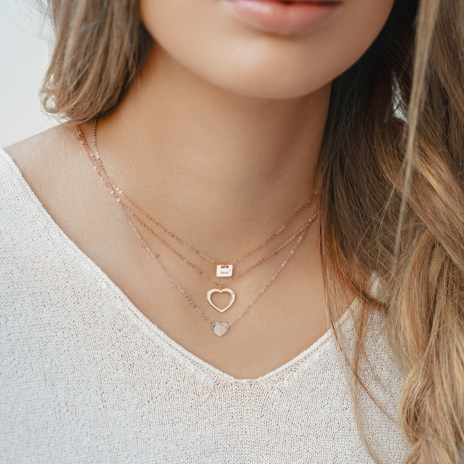 Náhrdelník s diamantem Military Amour