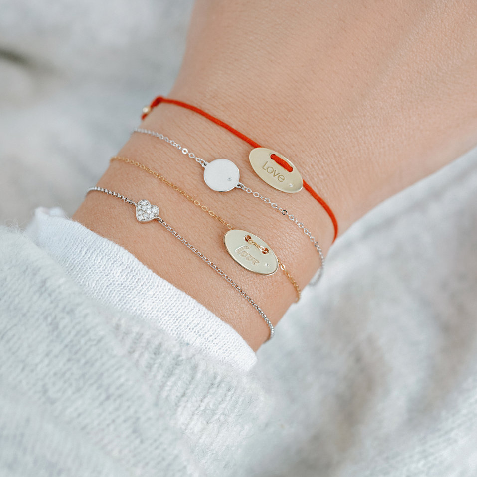 Náramek s diamantem Stamp