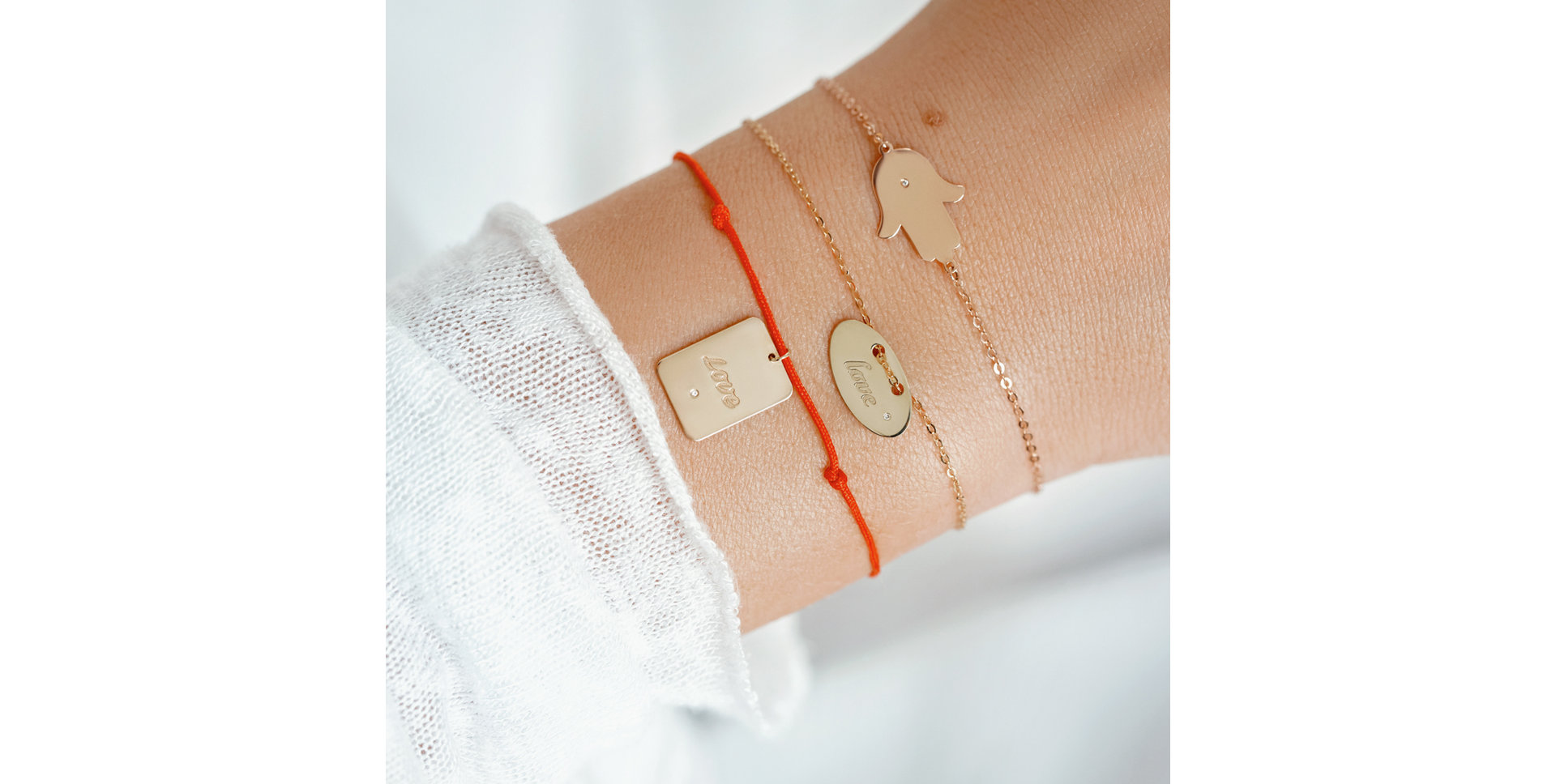 Náramek s diamantem Stamp