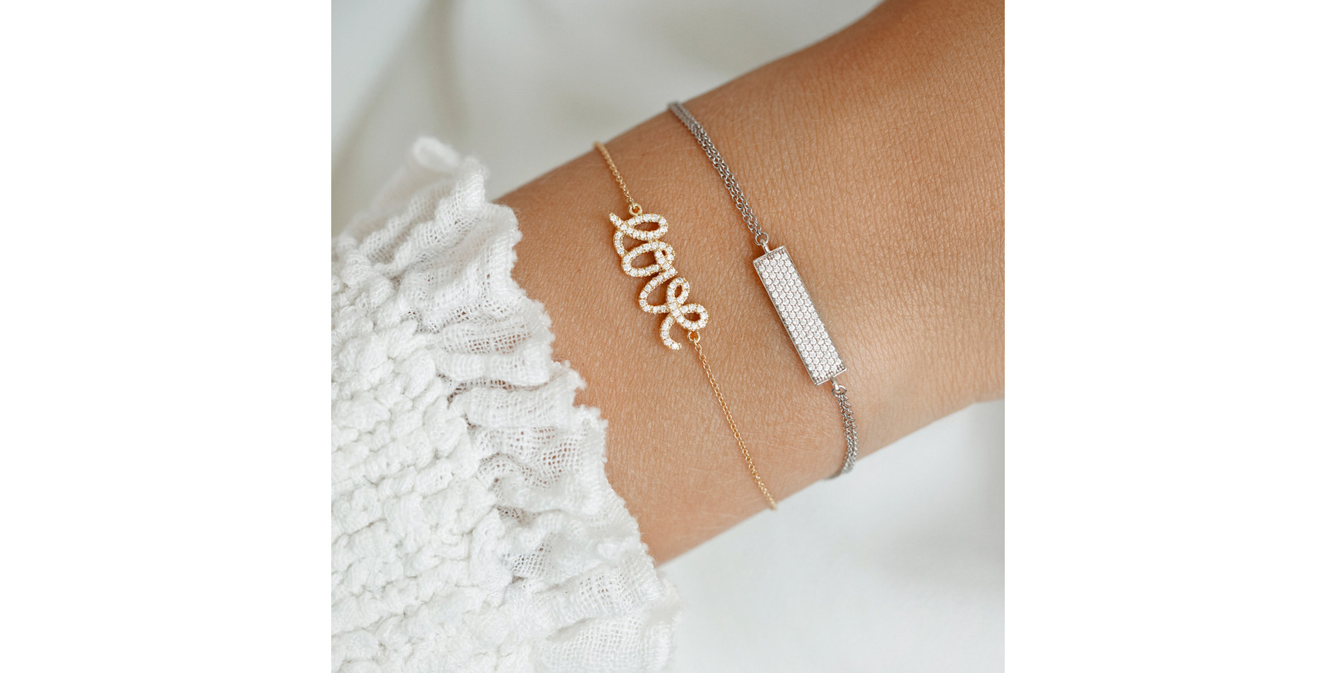 Náramek s diamanty Shimmer