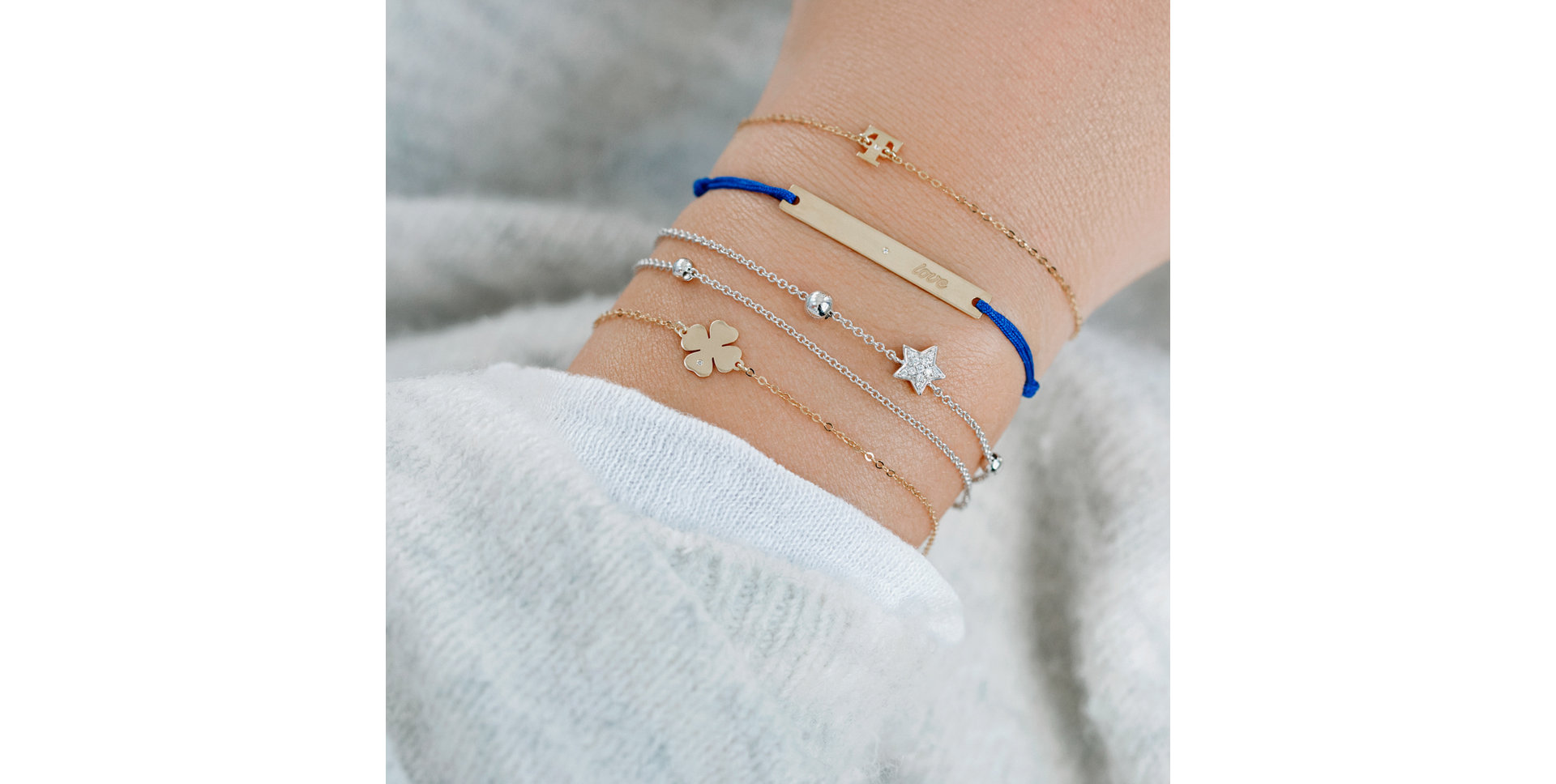 Náramek s diamantem Get Lucky