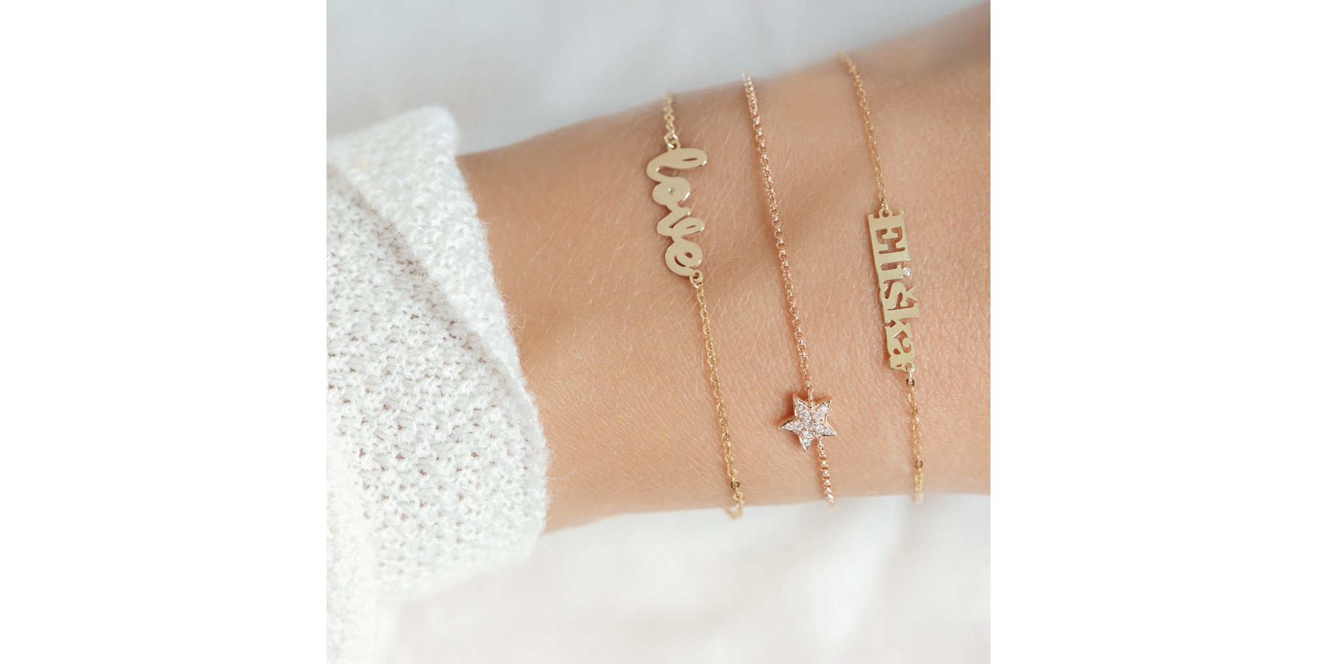 Náramek s diamantem Name