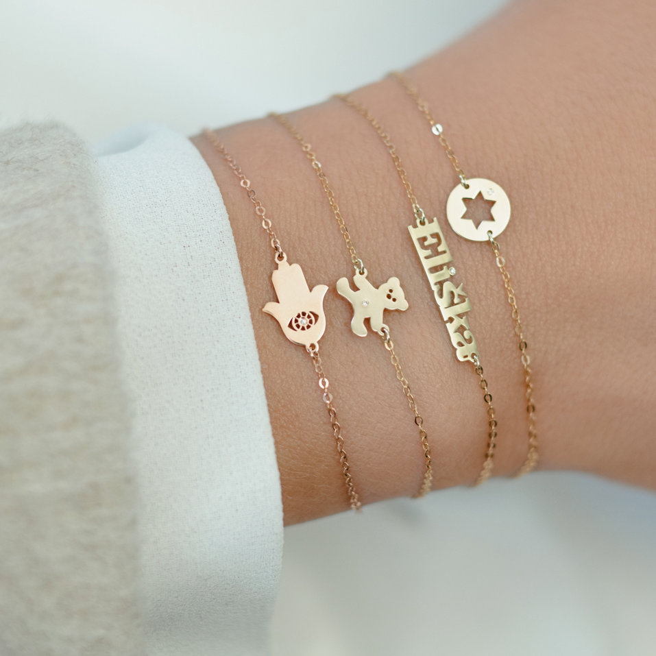 Náramek s diamantem Name